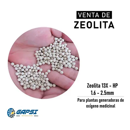 Venta de Zeolita 13x-hp tamiz molecular 16mm a 25mm separador de oxígeno medicinal