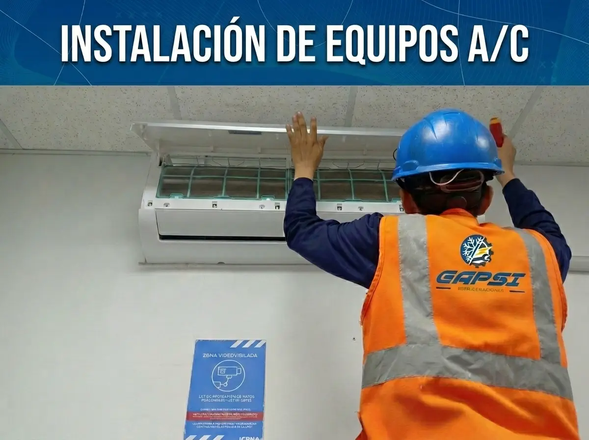 Instalación de equipos de aire acondicionado en Iquitos