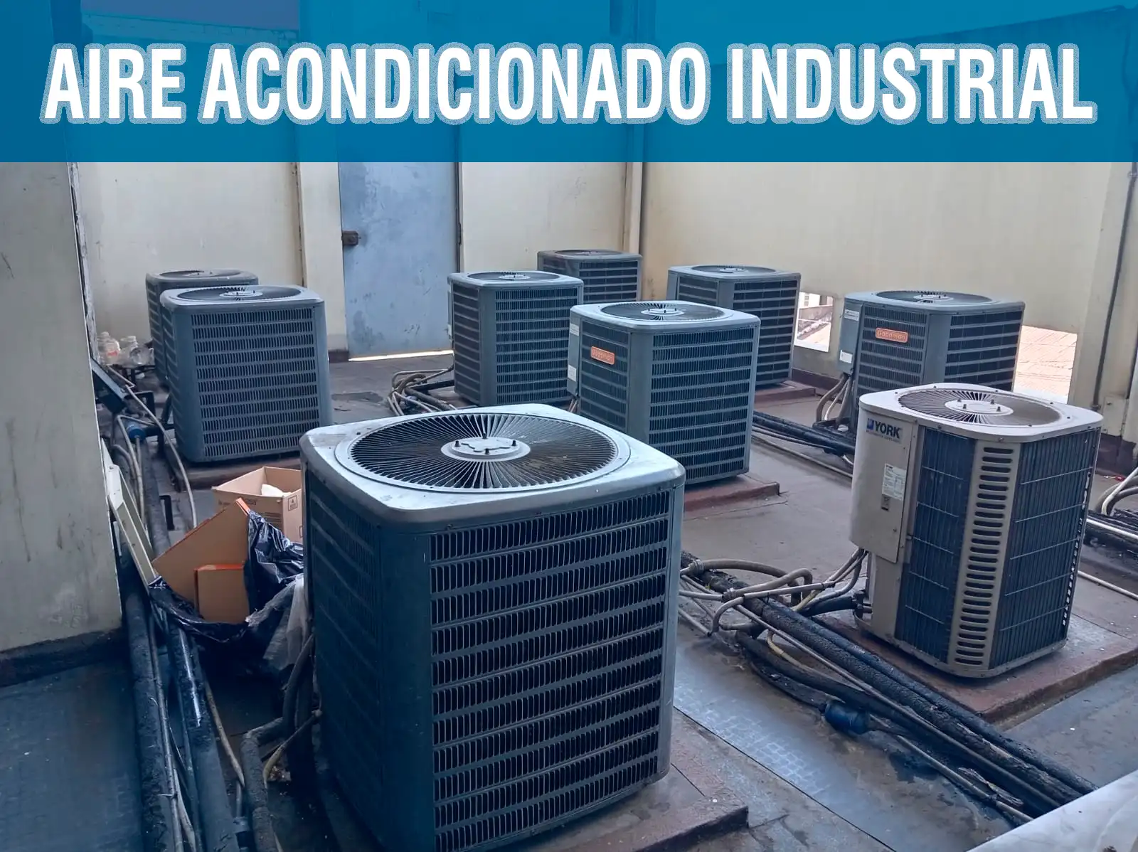 Instalación de aire acondicionado industrial