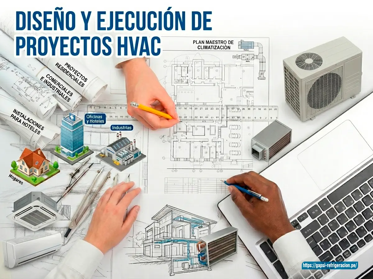 Diseño y ejecución de proyectos de aire acondicionado y climatización en Iquitos