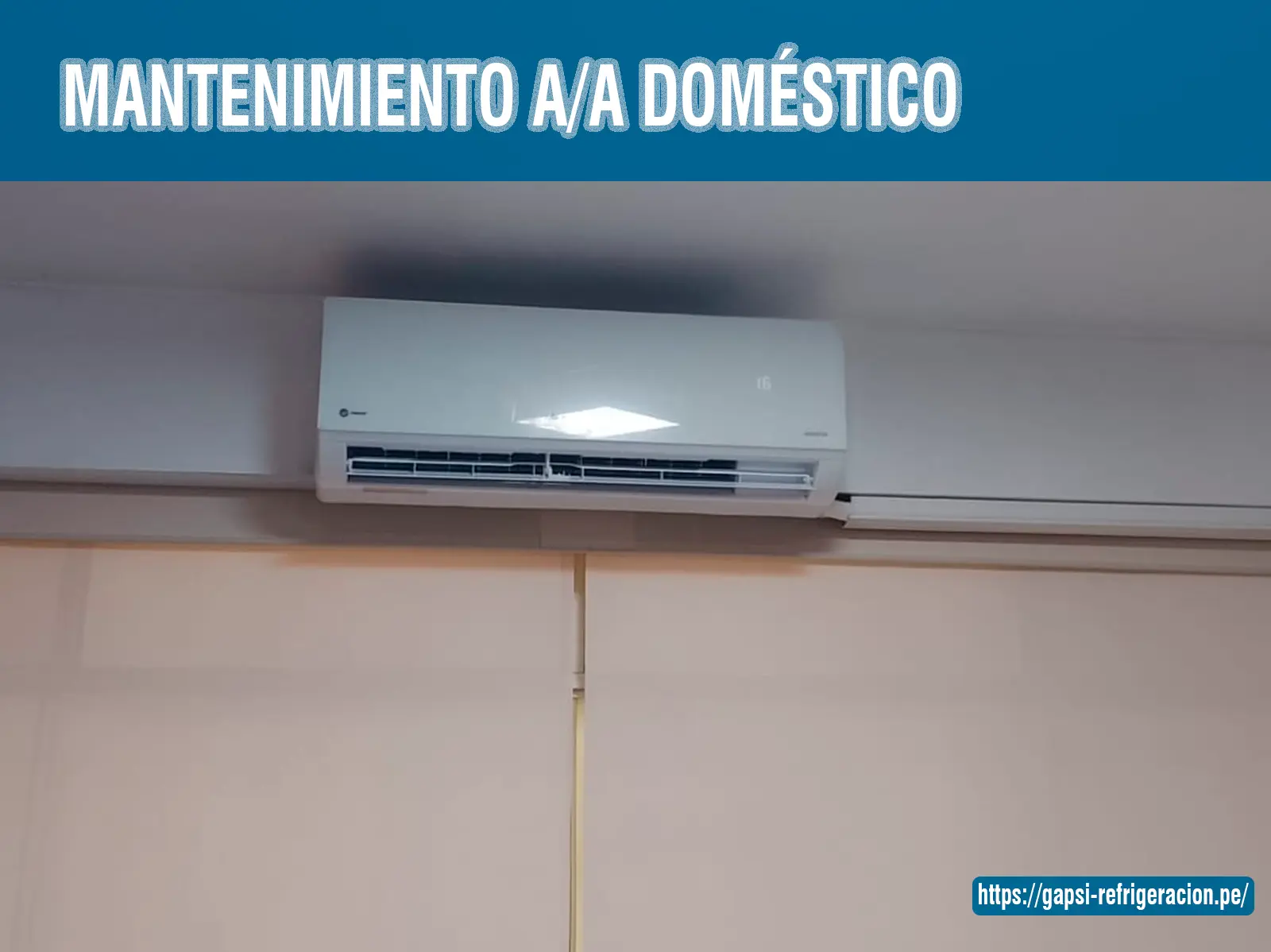 Mantenimiento de aire acondicionado en casas o a domicilio