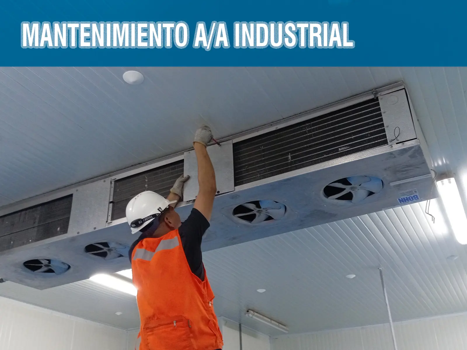 Mantenimiento de aire acondicionado industrial en Iquitos