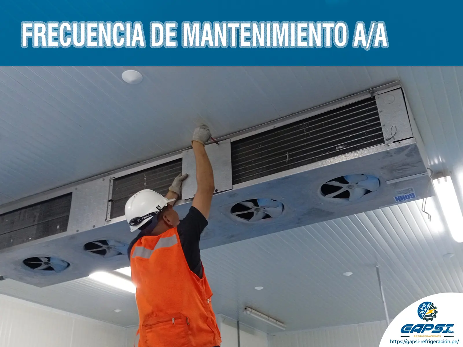 Mantenimiento de sistema de refrigeración industrial en Iquitos