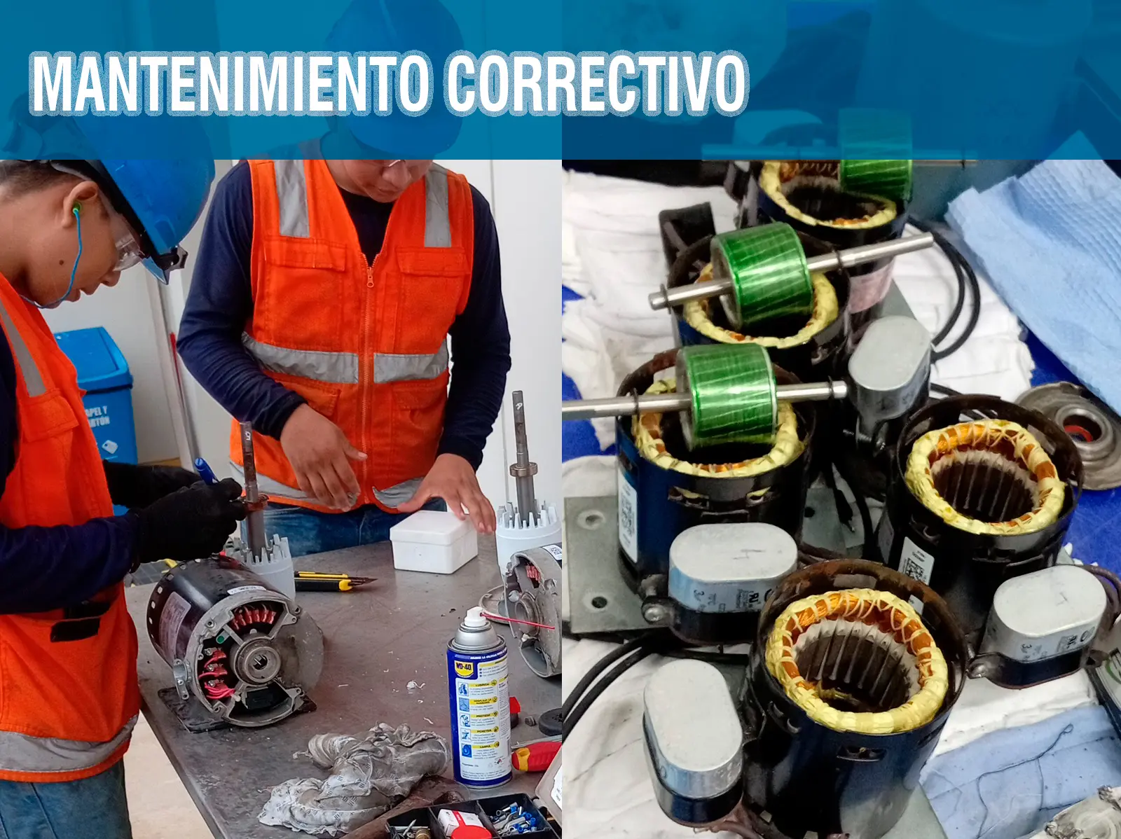 Mantenimiento de motores en equipos VRF de aire acondicionado