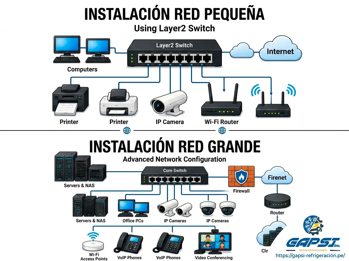 Instalación de internet por cableado estructurado UTP y fibra óptica en Iquitos
